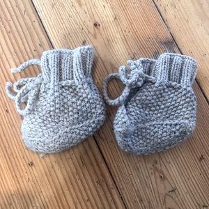 Zara knit booties